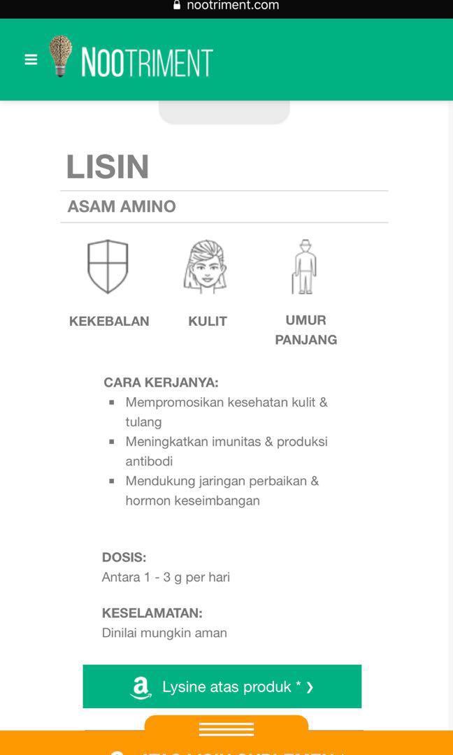 L Lysine 1000 Mg Gnc Cny2019 Kesehatan Kecantikan Kulit Sabun Tubuh Di Carousell