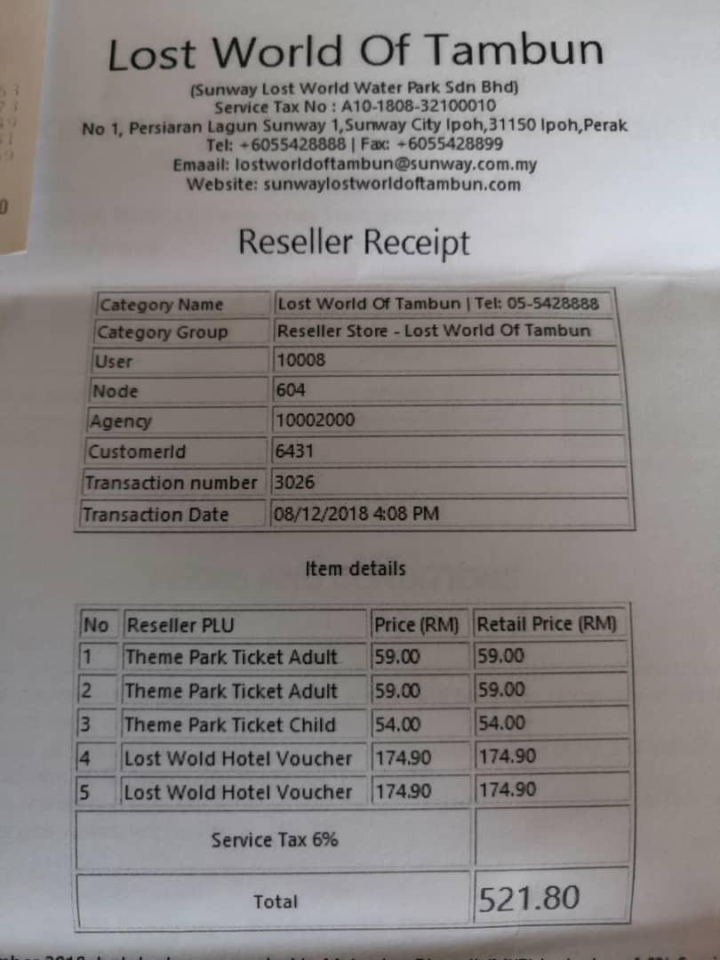 Lost World of Tambun, Tickets u0026 Vouchers, Attractions Tickets on 