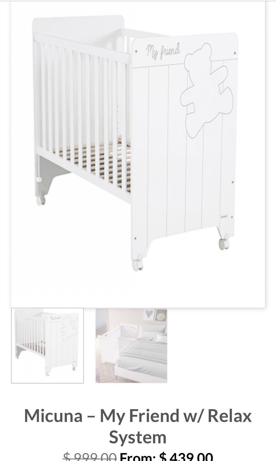 Micuna my friend baby cot sale