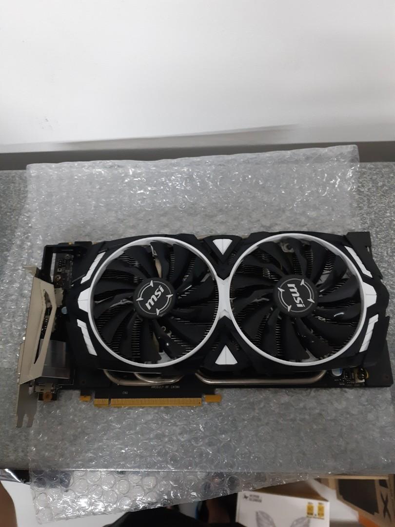Msi Gtx 1070 Armor Oc 8g Electronics Computer Parts Accessories On Carousell