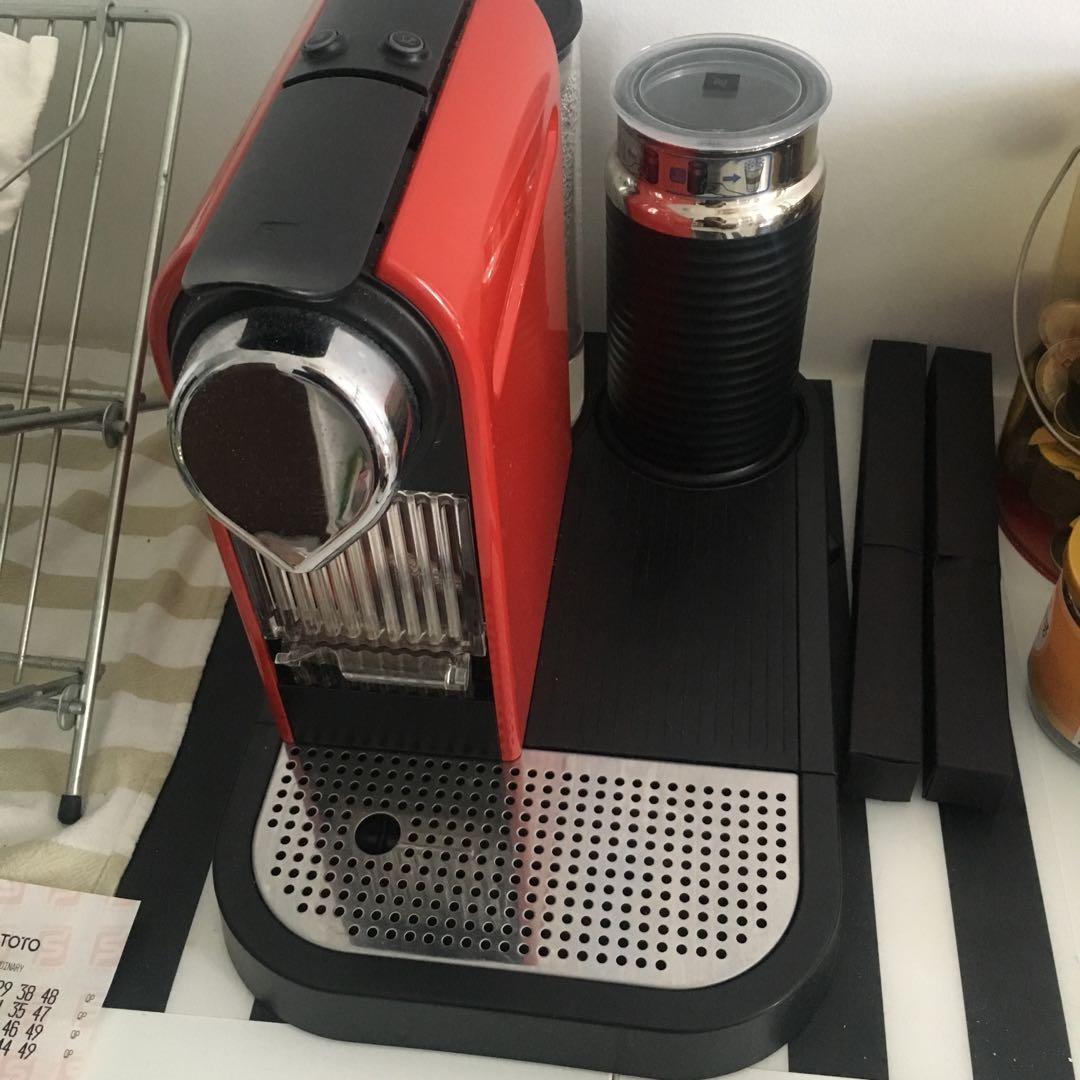 Nespresso C120 including aeroccino , TV & Home Appliances, Kitchen Appliances, Coffee Machines & on Carousell
