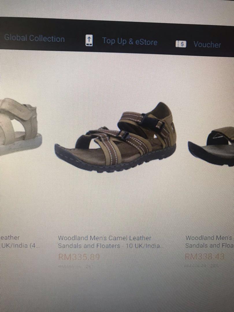 Original Woodland Sandals used Slippers, Men's Fashion, Footwear, Flipflops  and Slides on Carousell