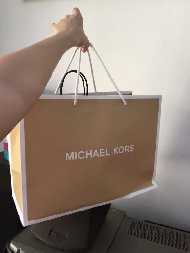Michael kors best sale paper bag original