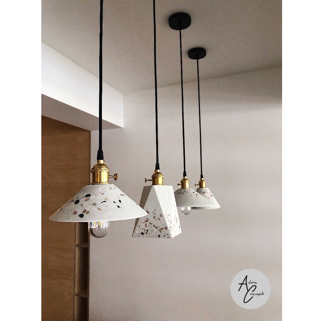 Terrazzo pendant light hot sale