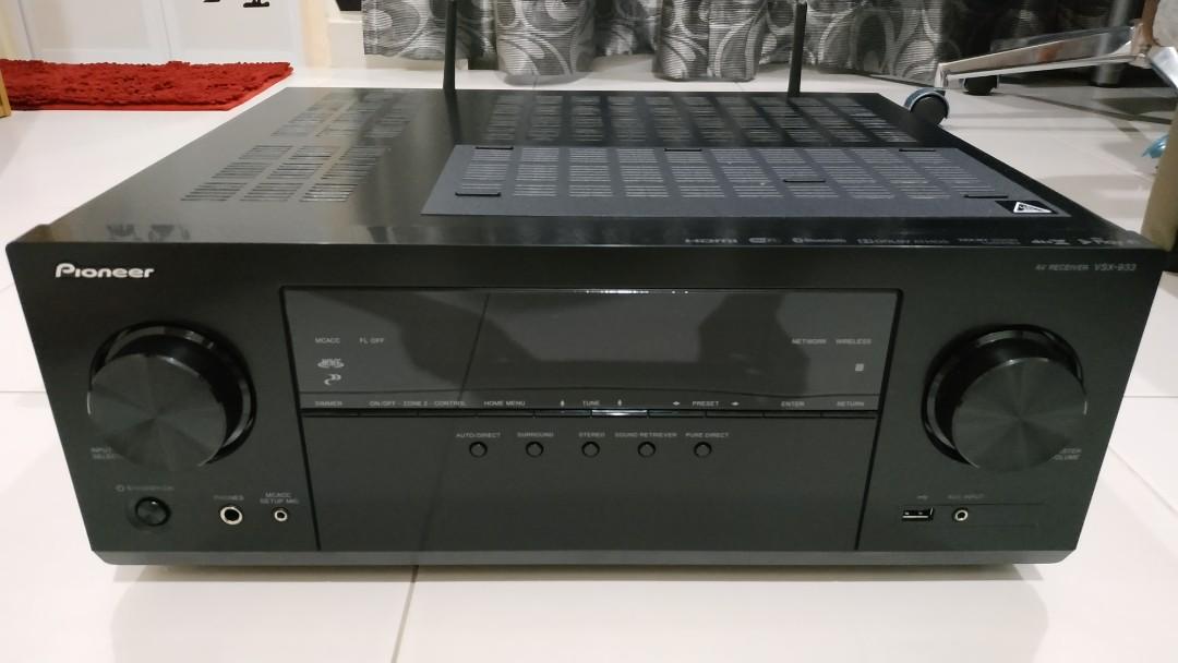 Pioneer Vsx 933 4k Dolby Atmos Av Receiver Electronics Audio On Carousell