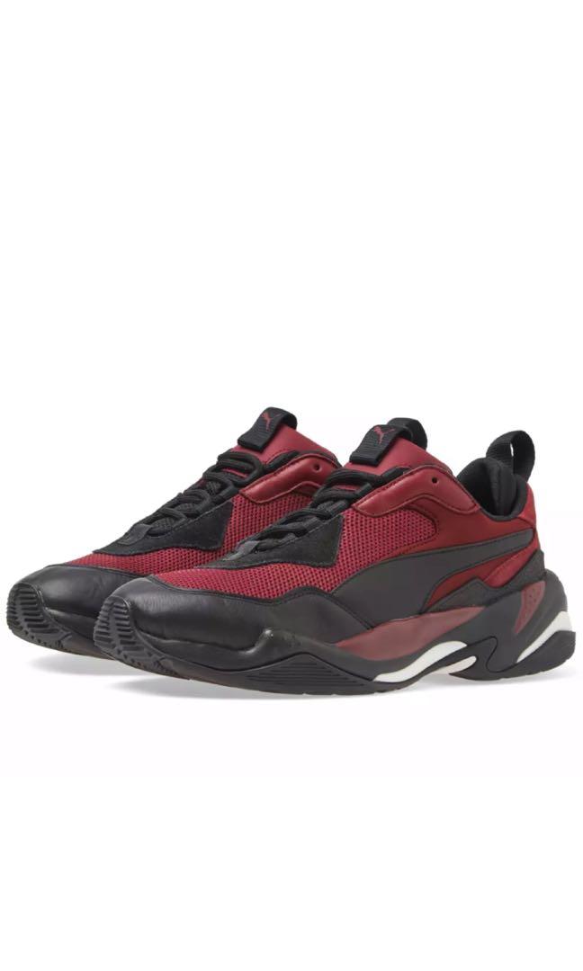 Puma thunder spectra white black red hotsell