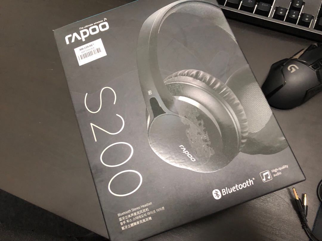 rapoo s200 bluetooth headphone