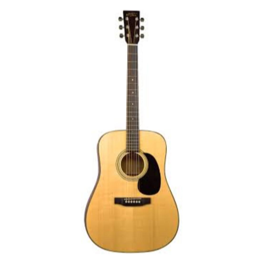 Recording king Solid top Dreadnought Acoustic guitar RD16