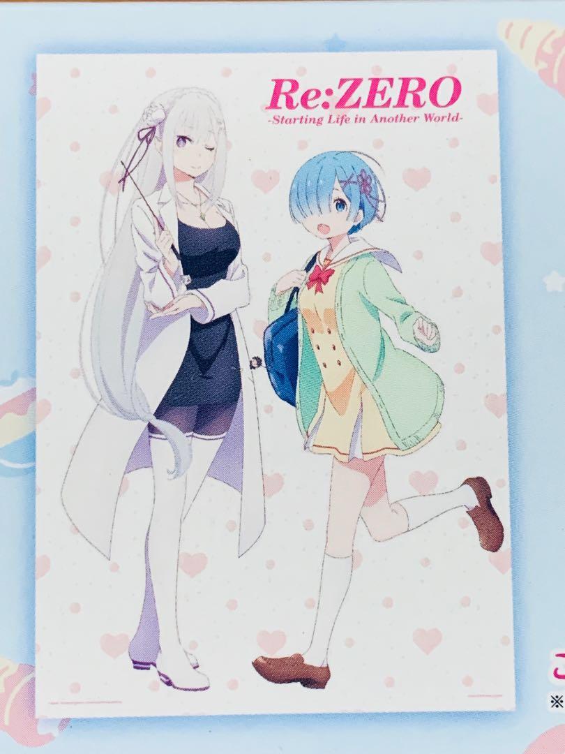 全新日版re Zero 異世界角色一番奬海報poster 碧翠絲雷姆拉姆愛蜜莉亞re 從零開始的異世界生活 玩具 遊戲類 玩具 Carousell