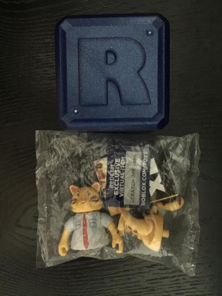Roblox Celebrity Series 2 Blue Collar Cat Figure Mystery Box With Virtual Item Code Toys Games Bricks Figurines On Carousell - roblox.com/toys redeem exclusive virtual item
