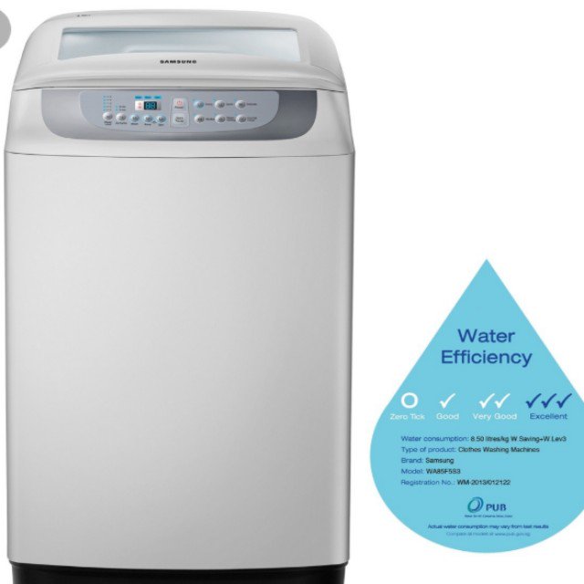 Samsung 8.5kg Top Load Washing Machine, TV & Home Appliances, Washing