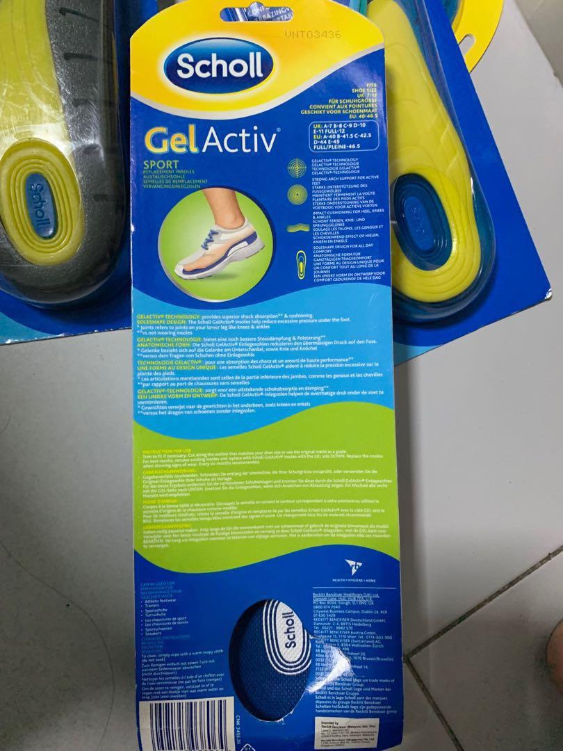 Stencils Scholl Gel Activ 2 Units