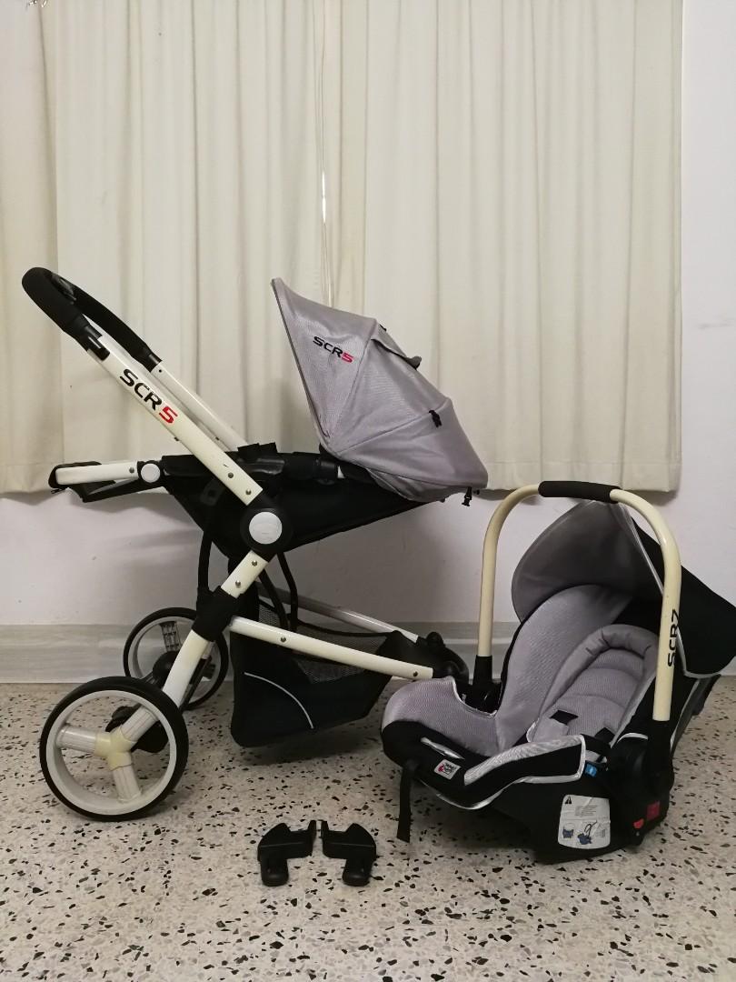SCR 5 STROLLER dual facing SCR 7 CARSEAT ADAPTER