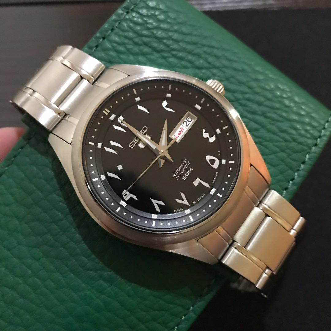 Seiko arabic dial snkp21j1 snkp21 jam tangan full set seiko arab langka rare sangat mulus LNIB