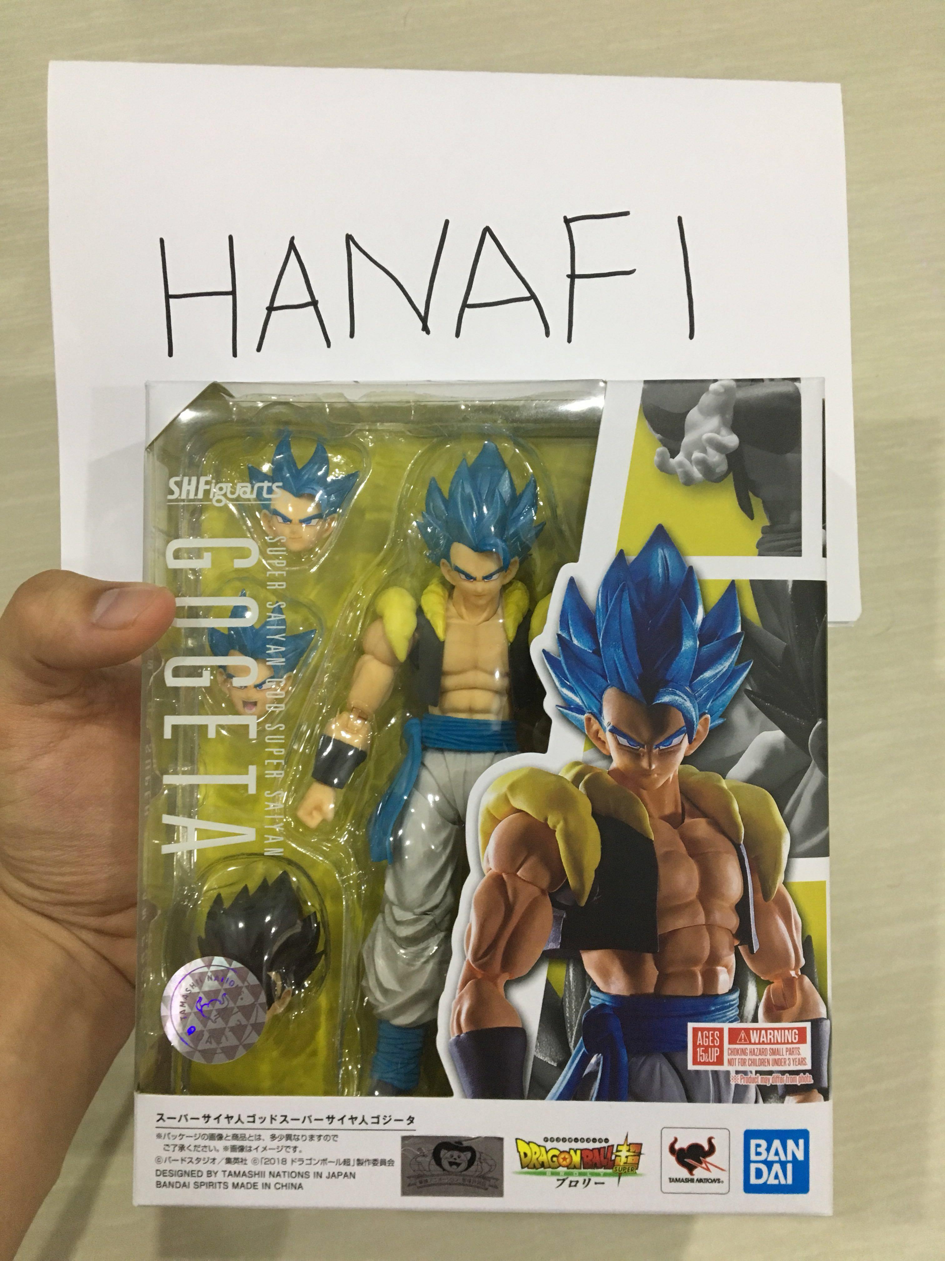 SH S.H. Figuarts Super Saiyan God Gogeta Dragon Ball Super BANDAI SPIRITS  USED~