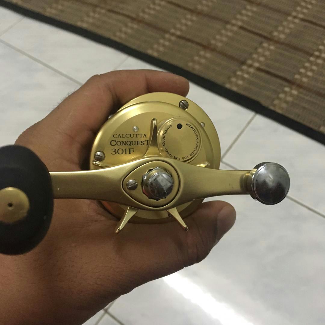 Shimano Calcutta conquest 301f, Sports Equipment, Fishing on Carousell