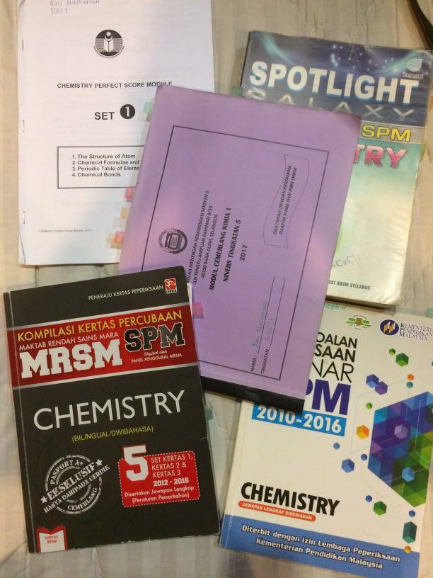 Spm Books Chemistry Textbooks On Carousell Nta releases the jee main question papers along with the student's response sheet and the answer key after the conclusion of the exam. carousell