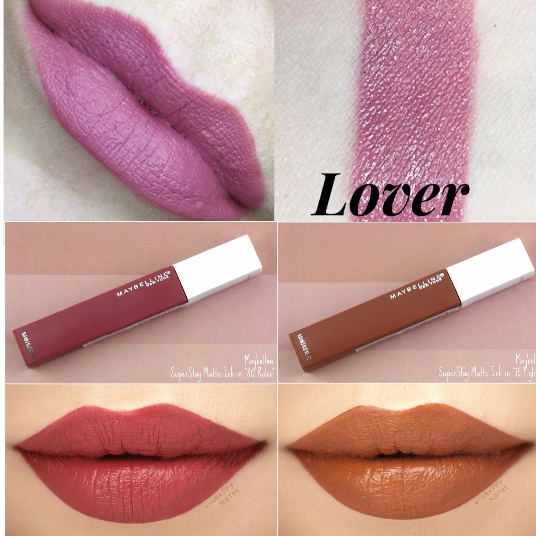 Super Stay Matte Ink In Fighter 75 Lover 15 Ruler 80 Health Beauty Makeup On Carousell