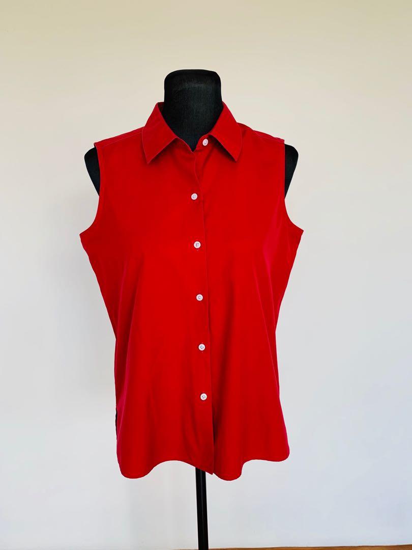 talbots sleeveless blouse