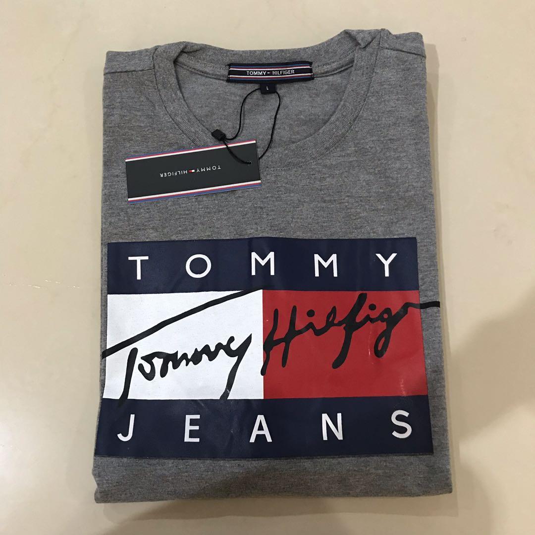 Tommy Hilfiger Signature Tshirt, Fesyen 