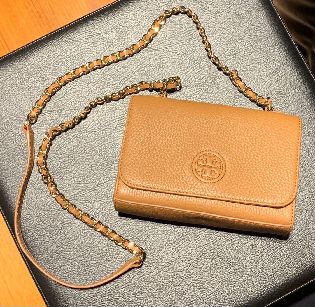 Tory Burch Sling Bag - brown, Luxury, Bags & Wallets on Carousell