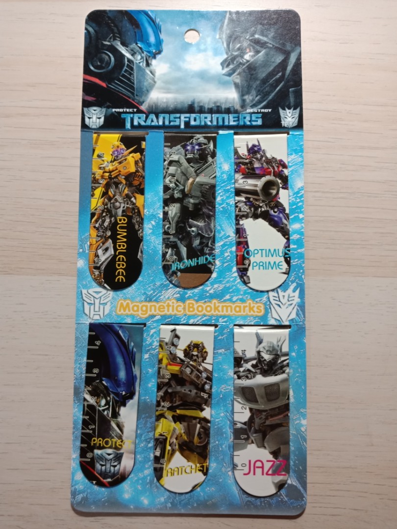 Printable Transformers Bookmarks