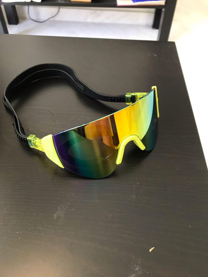 Tyr swim shades mirrored goggles deals