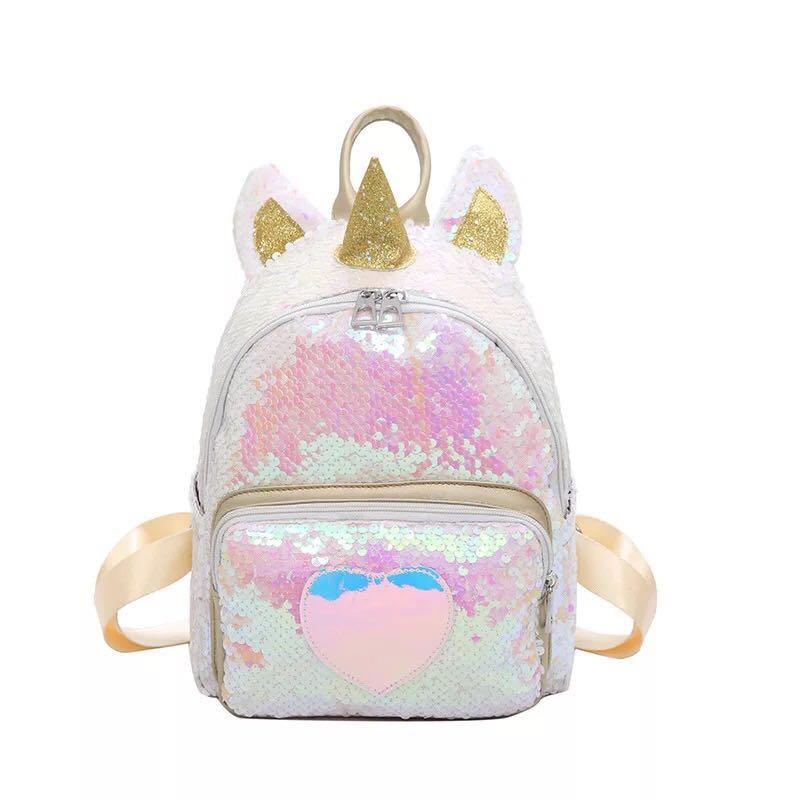 Unicorn Glitter Backpack Women S Fashion Bags Wallets