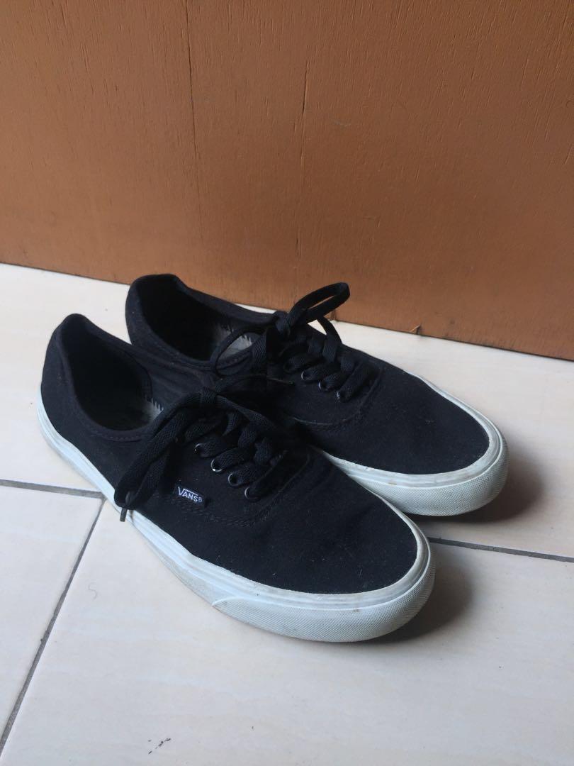 Vans authentic discount mono black