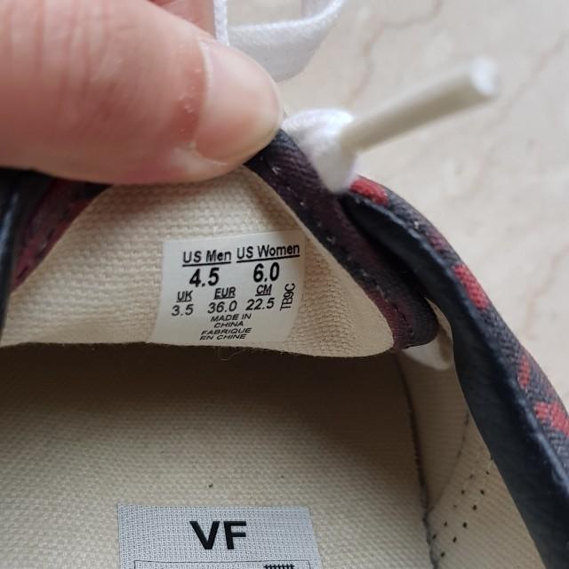 Red rose vans cheap