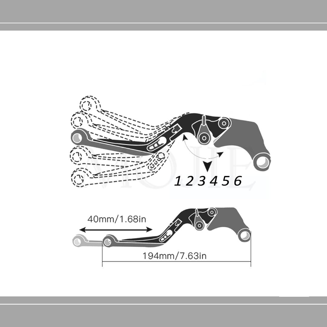 Yamaha Mt 15 Adjustable Lever, Motorcycles, Motorcycle Accessories on