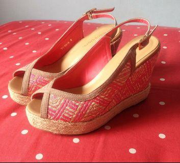 Marie Claire pink wedges