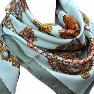 AUTHENTIC HERMES SILK SCARF 4