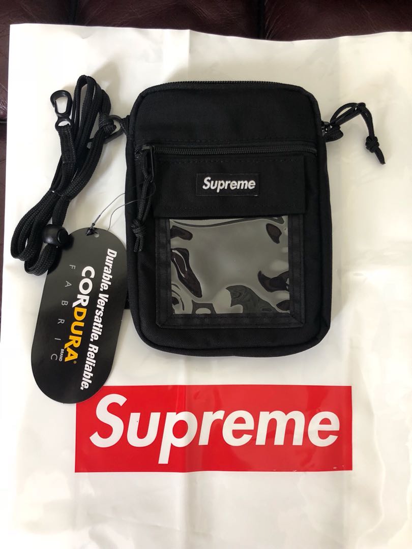 有單）全新2019ss supreme utility pouch bag new, 男裝, 袋, 腰袋