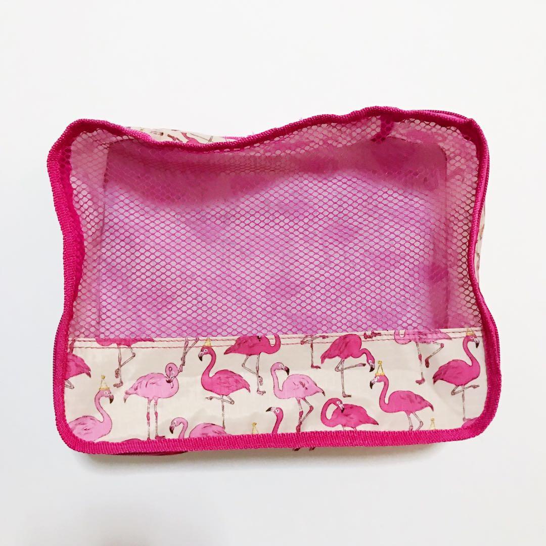 Pink flamingo packing cubes Clearance