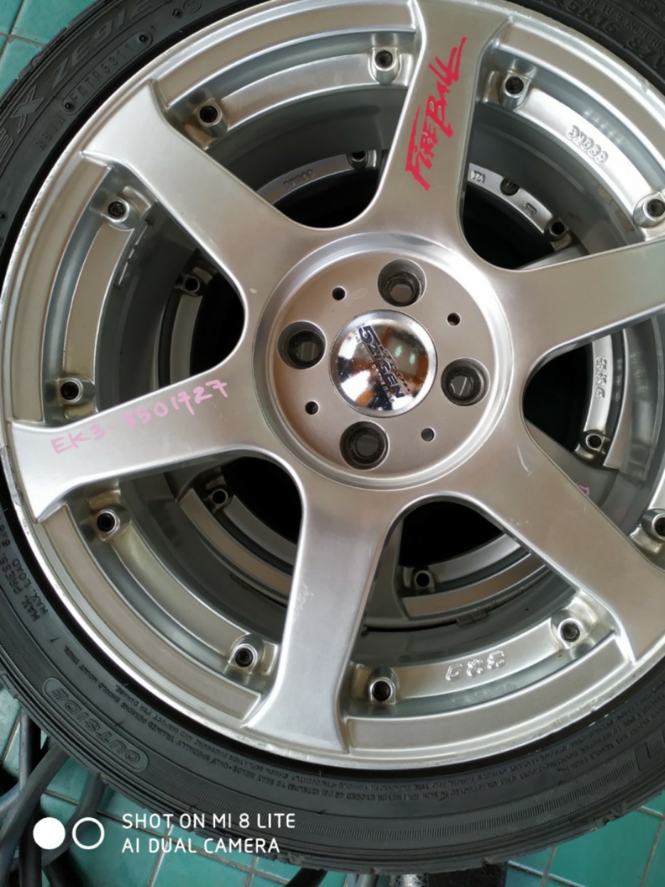 中古 5ZIGEN/FIREBALL ホイール 5ZIGEN/5次元/16インチ/7J/4H/100 5