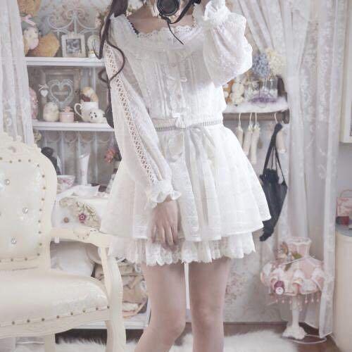 Puffy Lace Skirt