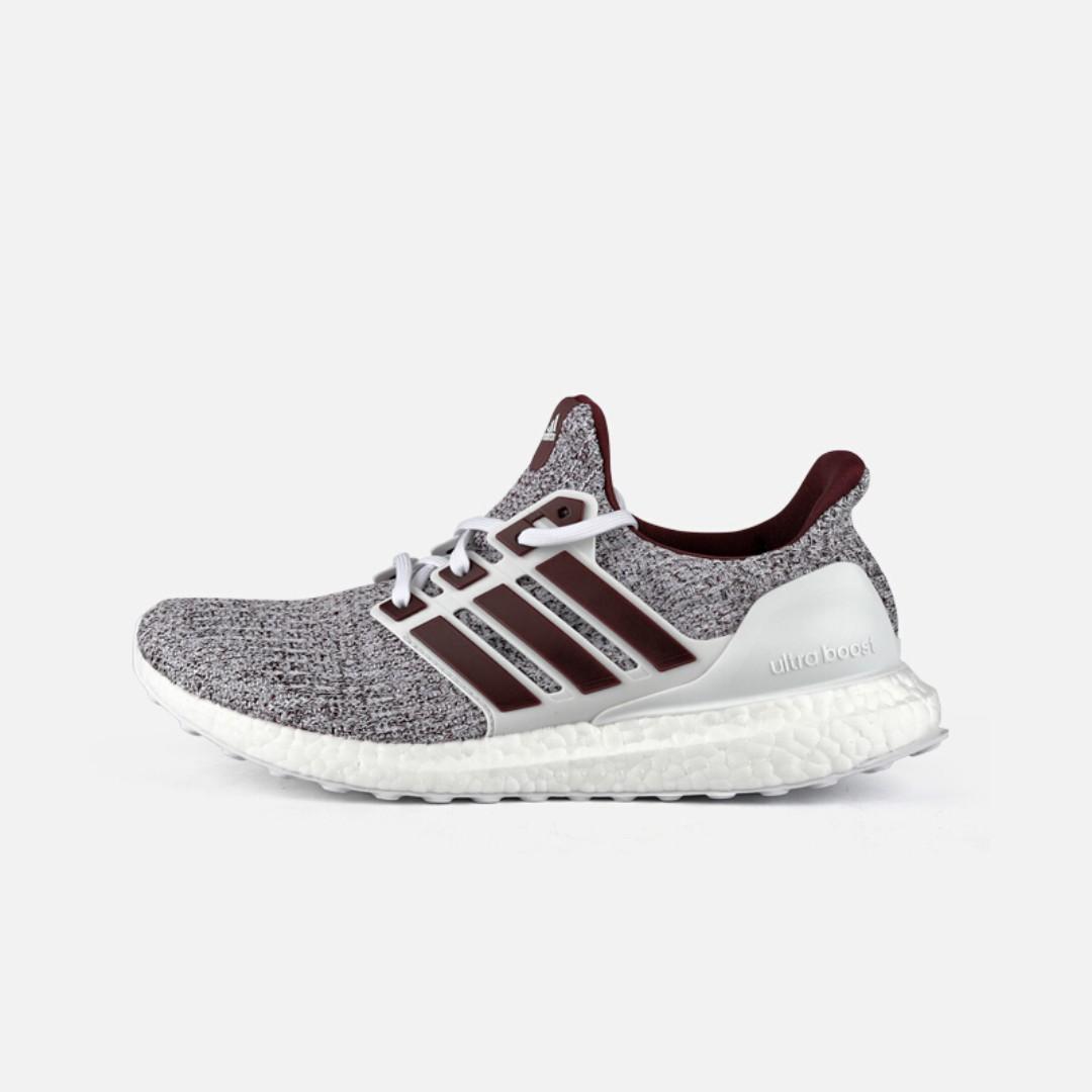 Adidas Ultraboost 4.0 White Burgundy