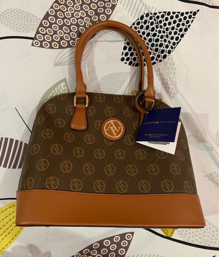 Adrienne Vittadini Dome Satchel Luxury Bags Wallets on Carousell