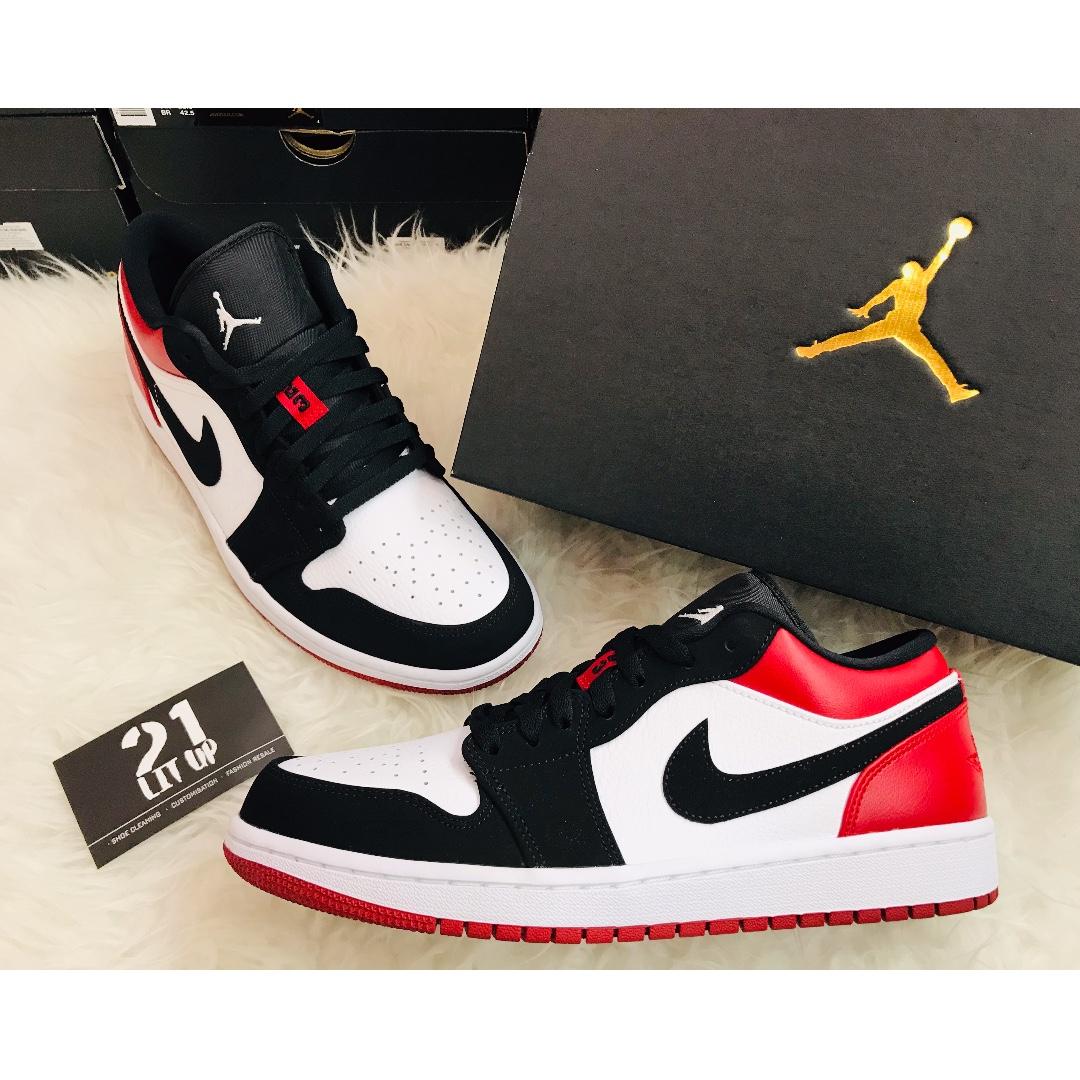 jordan 1 bred toe low