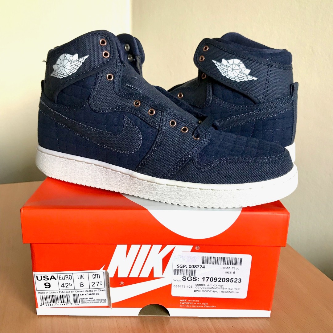 Aj1 ko high og obsidian best sale