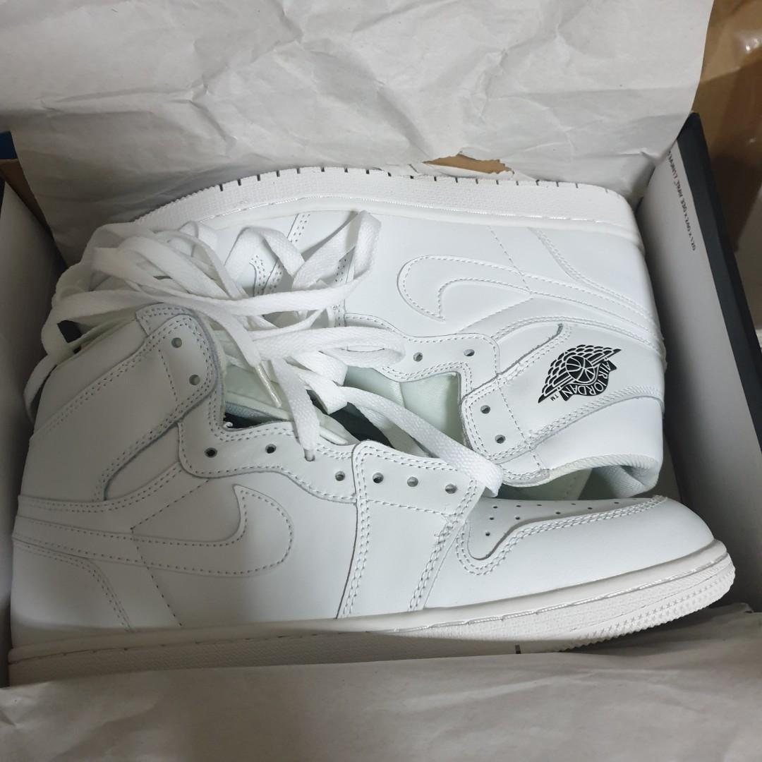 air jordan 1 mid gs white