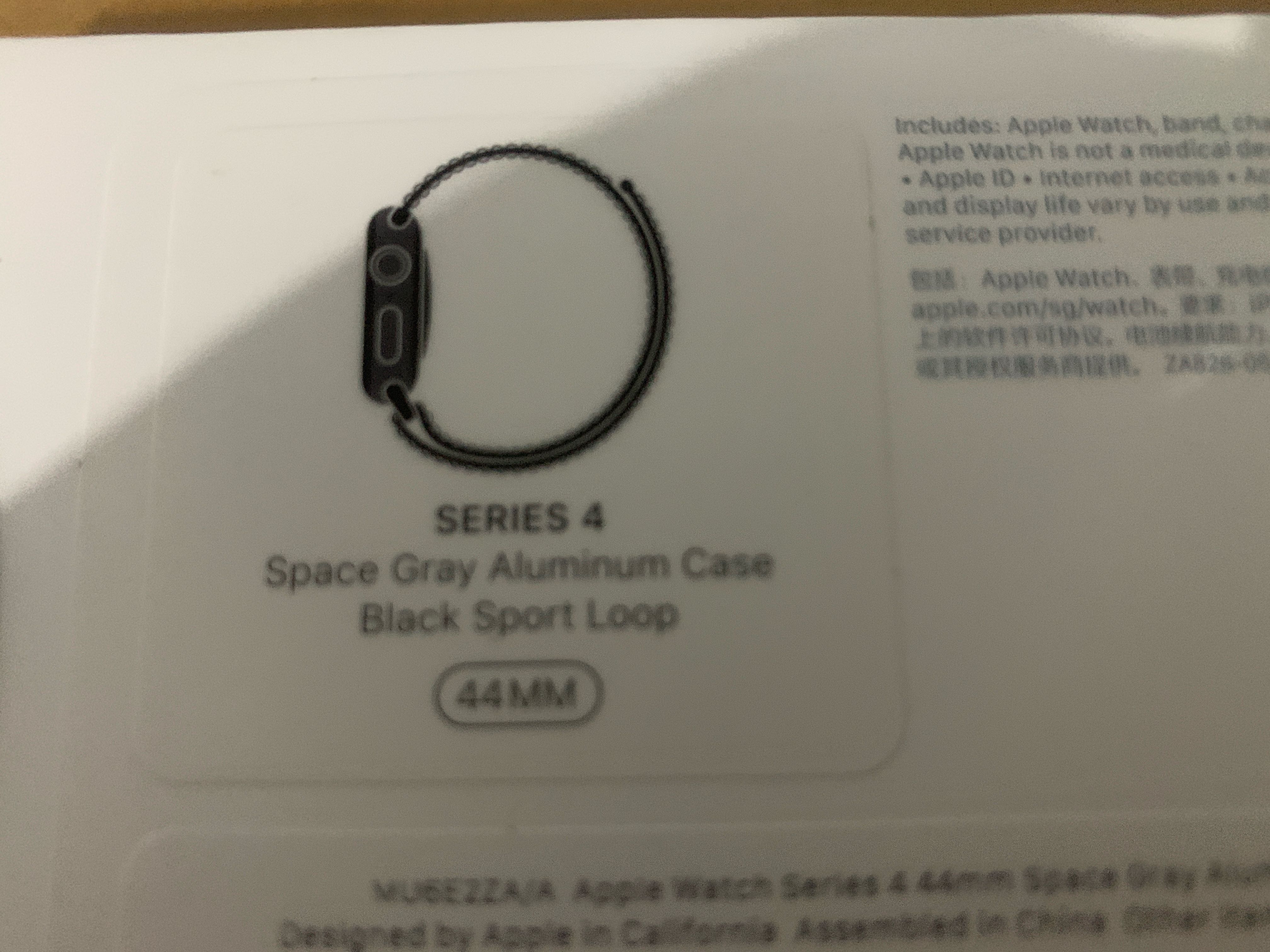 apple watch series 4 44mm gps only space grey aluminum