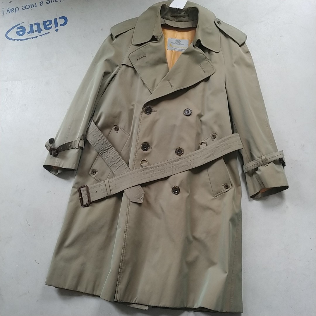 Aquascutum trench long coat authentic 
