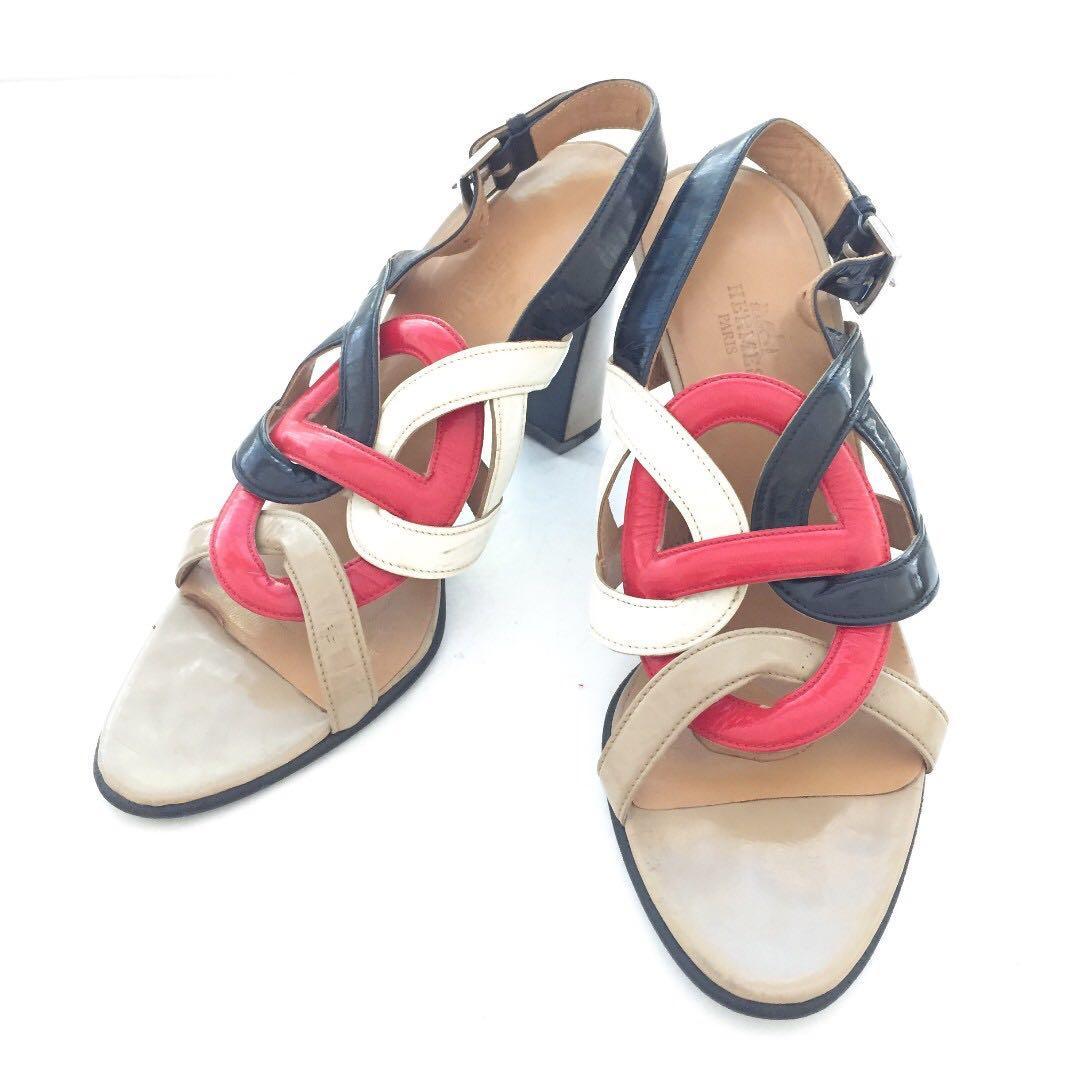 hermes strappy sandals