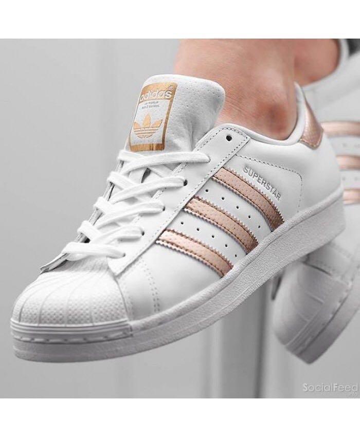 rose gold adidas outfit