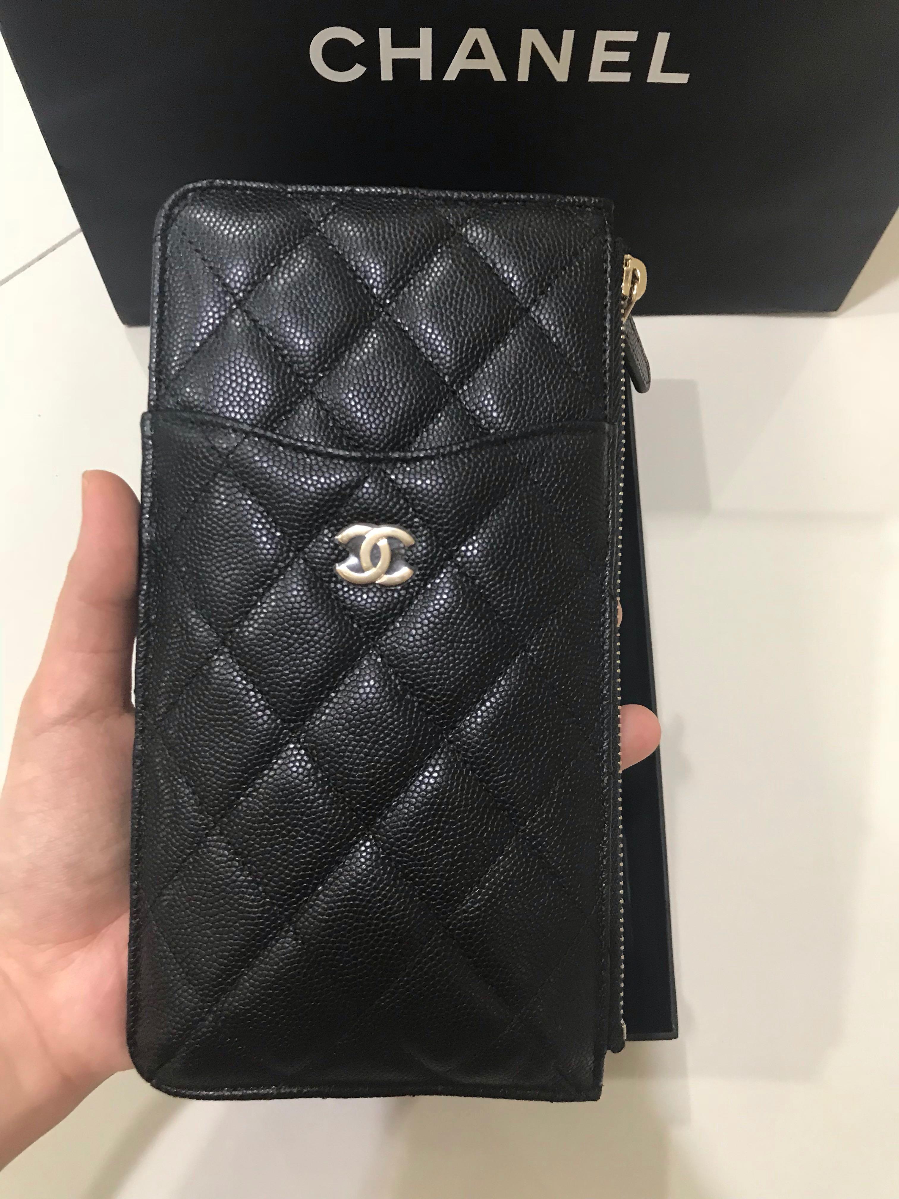 Authentic Chanel Wallet / Phone holder / Passport Holder / card holders (NEW), Women's Fashion, Bags & Wallets, Purses & Pouches on Carousell