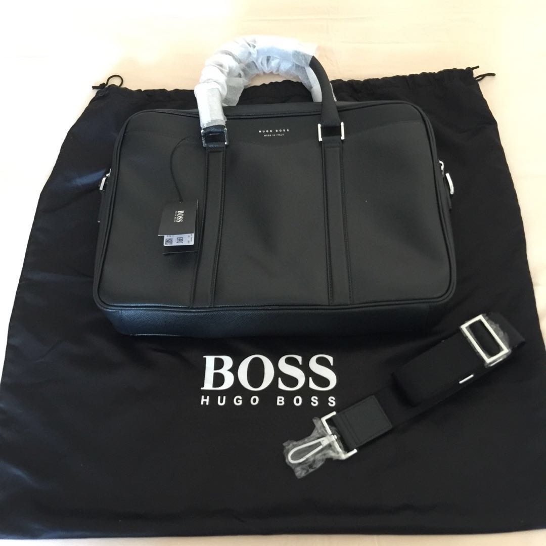 hugo boss document bag