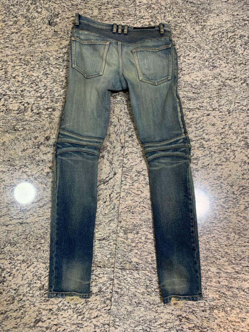 Size 27 balmain jeans store