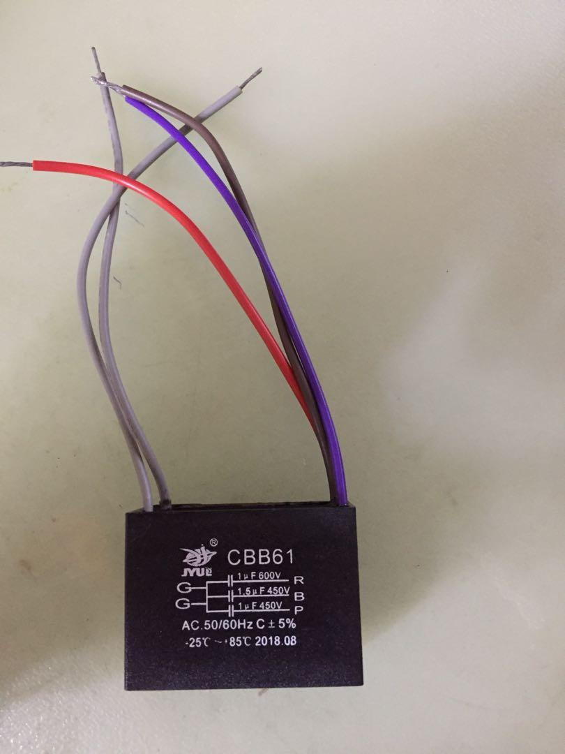 Ceiling Fan Capacitor 4 Wire C61 Shelly Lighting
